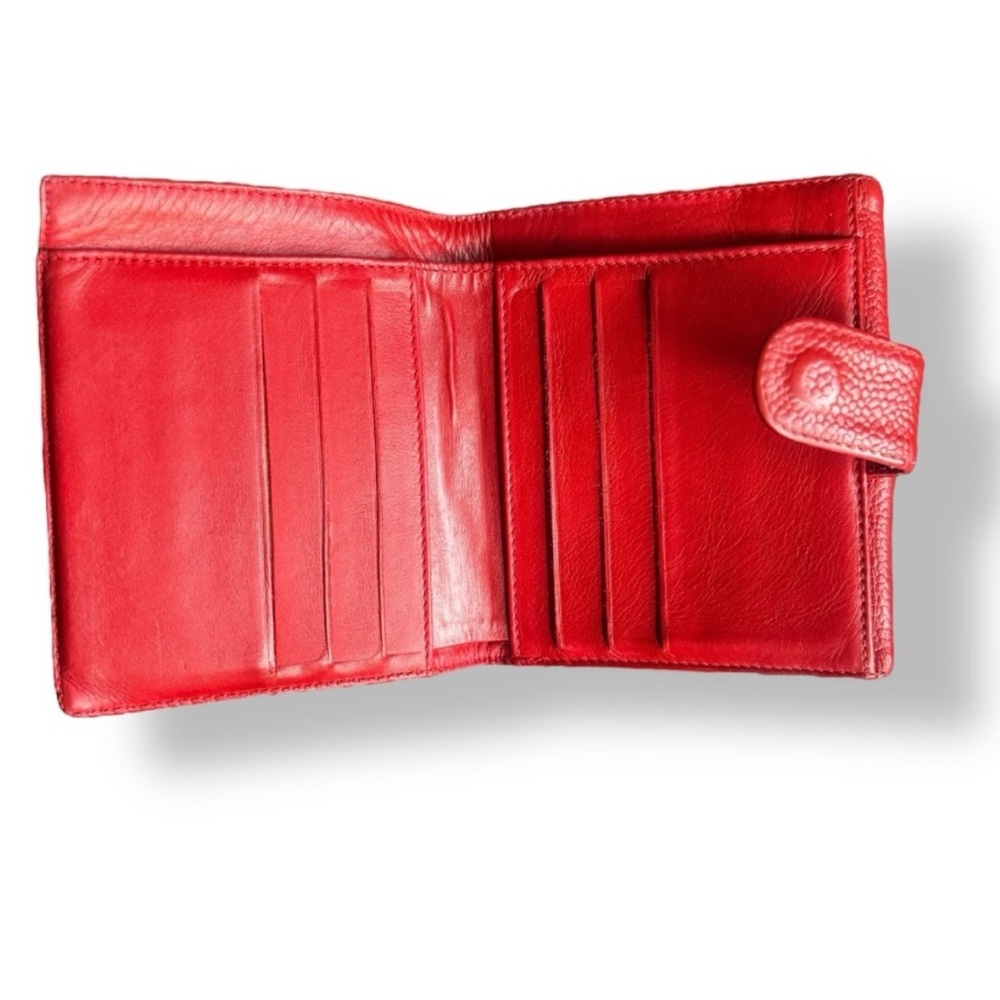 CHANEL  Red Caviar Leather Wallet, all inclusive - Picture 6 of 14